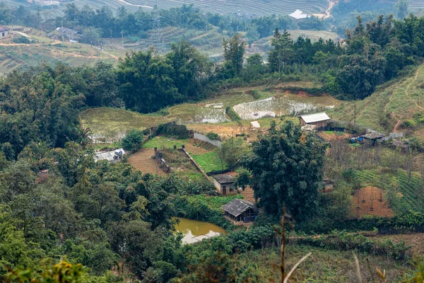 Una Granja Paisaje Sapa Vietnam —  Fotos de Stock