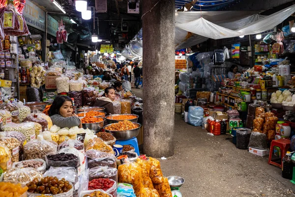 People Old Market Hall Hue Vietnam December 2019 — Stock Photo, Image