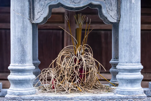 Incense Sticks Buddhism Temple — Stock Photo, Image