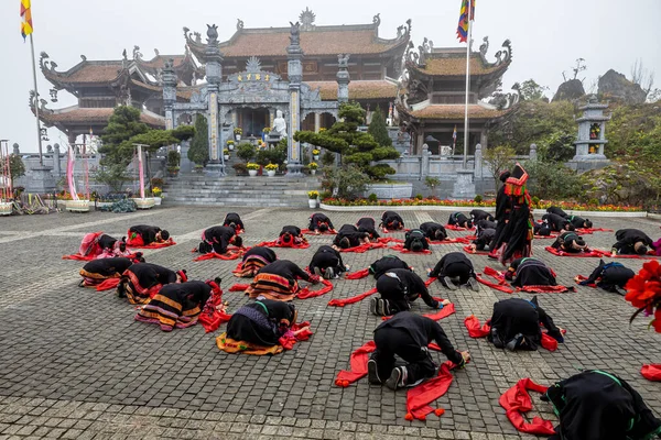 Traditioneel Dansfestival Sapa Vietnam November 2019 — Stockfoto