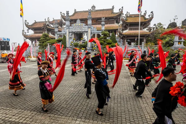 Traditionelles Tanzfestival Sapa Vietnam November 2019 — Stockfoto