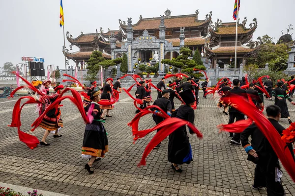 Traditional Dance Festival Sapa Vietnam November 2019 — Stock Photo, Image