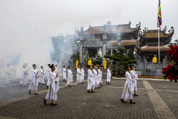 Traditionelles Tanzfestival Sapa Vietnam November 2019 — Stockfoto