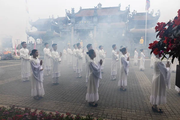 Traditionelles Tanzfestival Sapa Vietnam November 2019 — Stockfoto