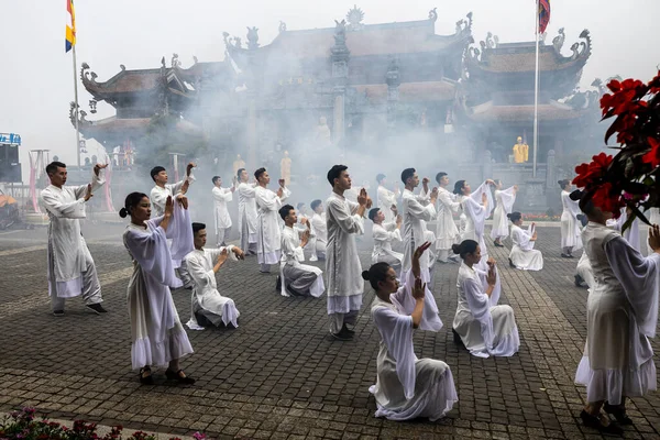 Tradycyjny Festiwal Tańca Sapa Vietnam Listopad 2019 — Zdjęcie stockowe