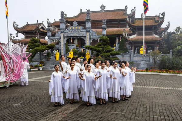 Traditionelles Tanzfestival Sapa Vietnam November 2019 — Stockfoto