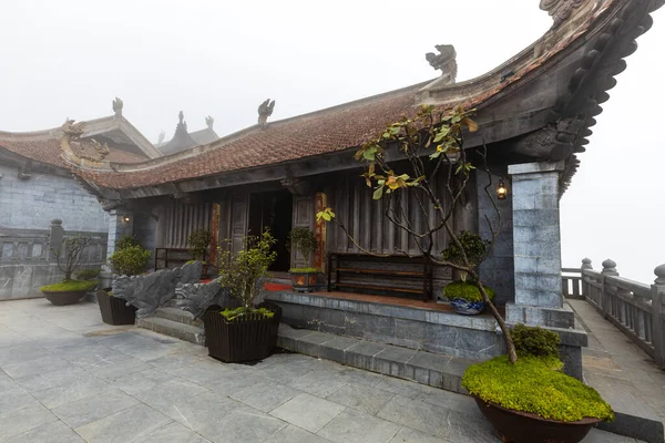 Boeddhisme Tempel Van Fansipan Mountain Bij Vietnam — Stockfoto