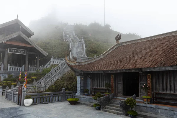 Buddhizmus Temploma Fansipan Hegy Vietnamban — Stock Fotó