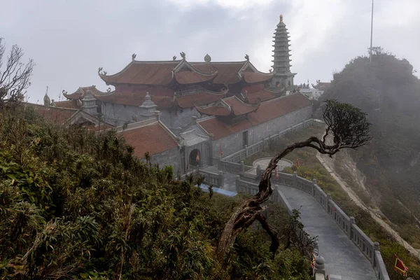 Buddhizmus Temploma Fansipan Hegy Vietnamban — Stock Fotó