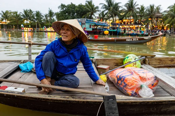 Passeio Barco Hoi Vietnã — Fotografia de Stock