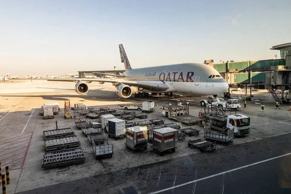 Airport Big Jet Doha January 2020 — Stock Photo, Image