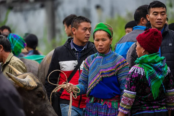 Einheimische Auf Dem Bac Markt Vietnam November 2019 — Stockfoto