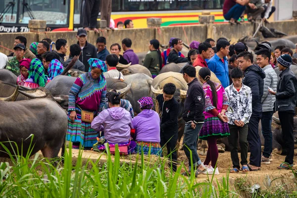 Local People Bac Market Vietnam Novembro 2019 — Fotografia de Stock