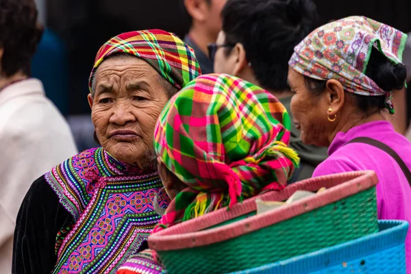 Lidé Trhu Bac Vietnamu Listopad 2019 — Stock fotografie
