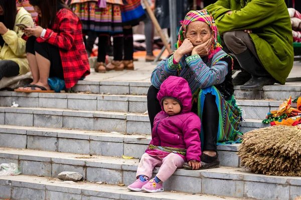 People Bac Market Vietnam November 2019 — Stock Photo, Image