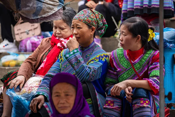 Vietnam Daki Bac Market Teki Insanlar Kasım 2019 — Stok fotoğraf