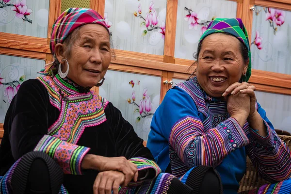 Donna Locale Del Mercato Bac Vietnam — Foto Stock