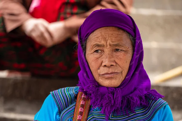 Gente Del Posto Mercato Bac Vietnam — Foto Stock