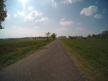 Almanya 'daki Werra Vadisi sokağı.