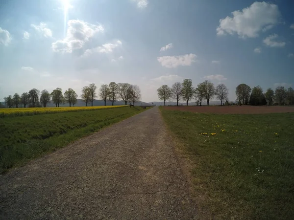 Steeg Van Werra Vallei Duitsland — Stockfoto