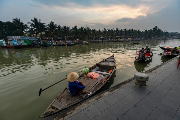 Tourist Boats City Hoi Vietnam — Stock Photo, Image