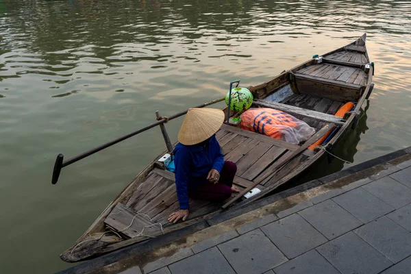 越南海安市的旅游船 — 图库照片