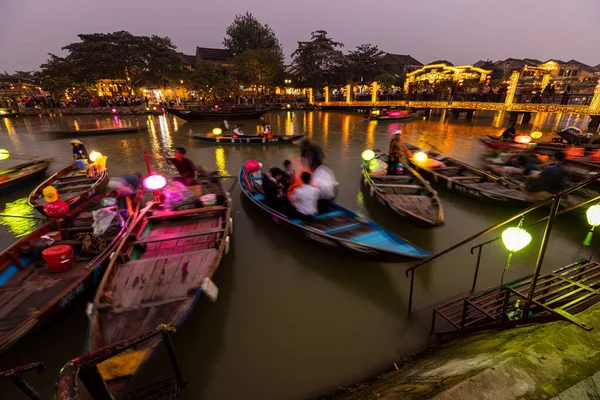 Barcos Turísticos Ciudad Hoi Vietnam —  Fotos de Stock