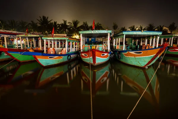 Barcos Turísticos Ciudad Hoi Vietnam —  Fotos de Stock
