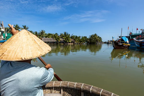 Tur Vattnet Palm Byn Hoi Vietnam — Stockfoto