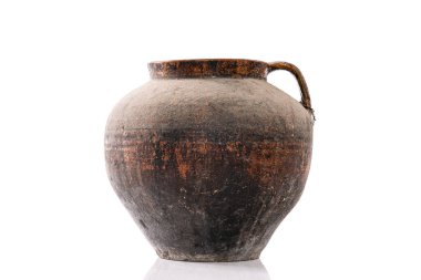 El yapımı eşsiz iç mekan vazosu ve kase.