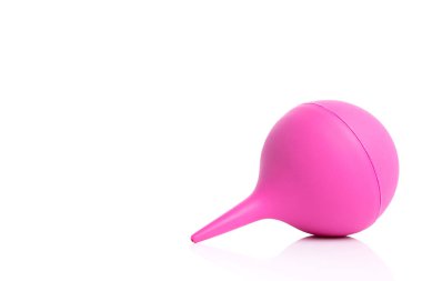 Kauçuk ping lavmanı beyaz arkaplan, telif uzayı üzerinde izole edildi