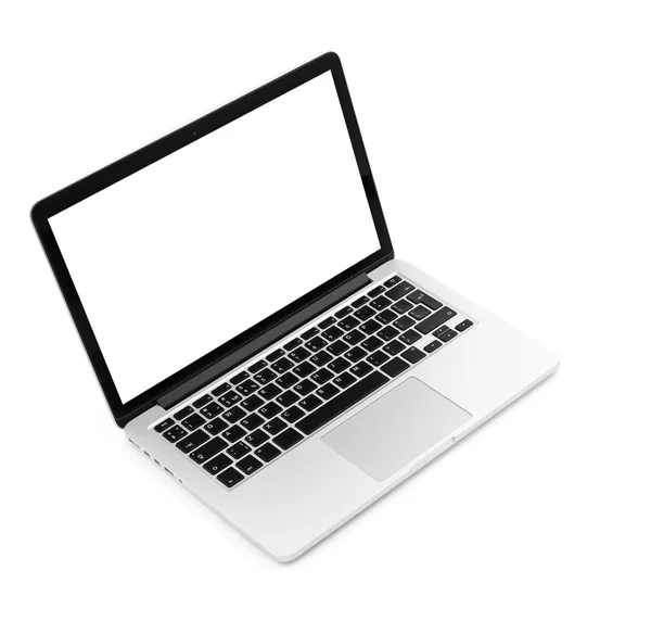 Laptop na bílém pozadí — Stock fotografie