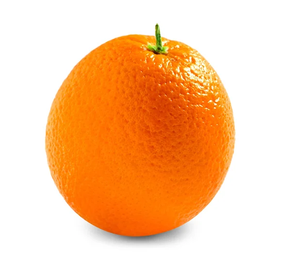 Orangenfrucht isoliert — Stockfoto