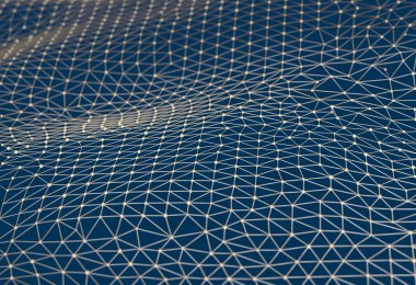 Arka plan bağlantıları ve bağlantıları düğümler 3d şekil