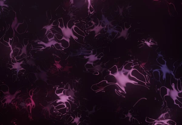 Sistema di cellule di rete neurale con collegamenti e connessione axone e dendrite Illustrazione 3D — Foto Stock