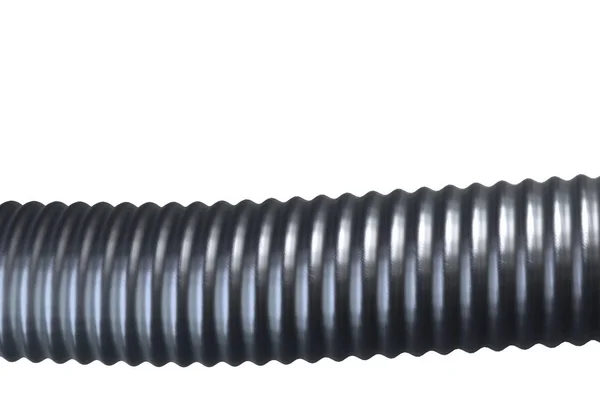 Metal ribbed hose isolated on white background 3d illustration — Stock Photo, Image