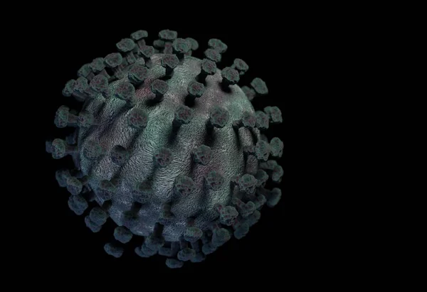 박테리아, 바이러스, 3d 그림 셀 — 스톡 사진