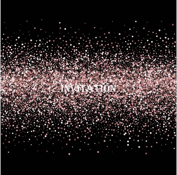 Pink gold glitter Vector Art Stock Images | Depositphotos