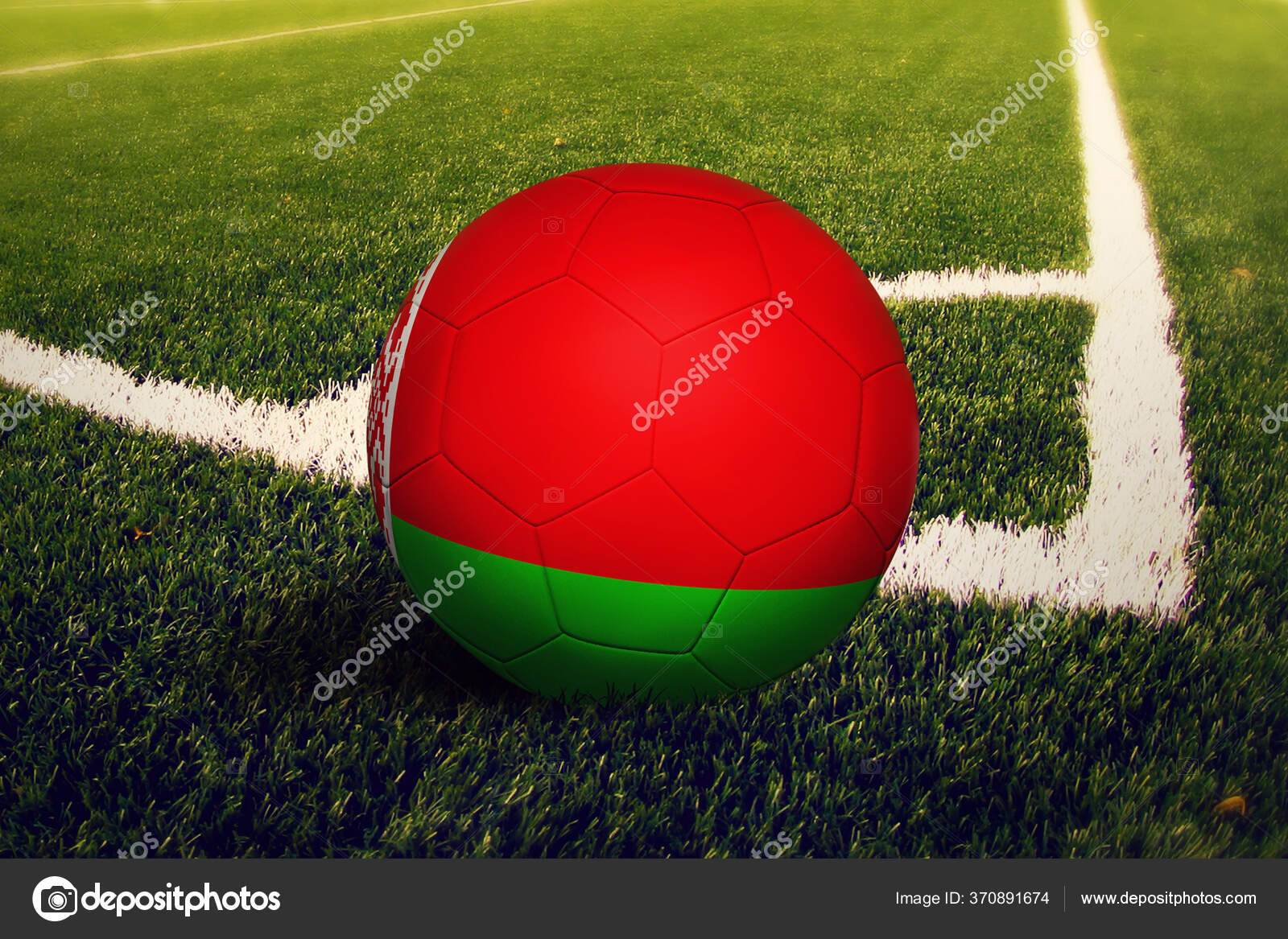 Soccer Corner Kick Field