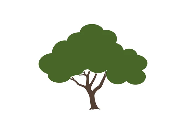 Ícone Árvore Natureza Parque Elemento Design Imagem Árvore Vetorial Isolado — Vetor de Stock