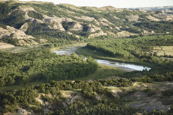 Theodore Roosevelt National Park - Oxbow Bend — Stock Photo, Image