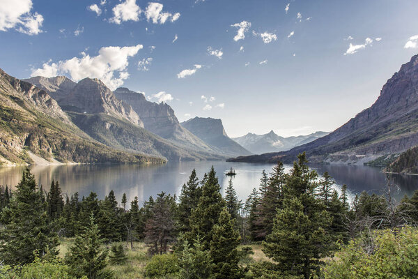 Wild Goose Island in St. Mary Lake - Glacier National Park