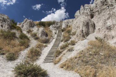 Badlands Ulusal Park - çentik iz