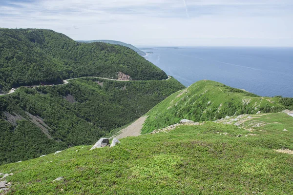 Skyline Trail - Ocean, Cape Breton Highlands — Stock fotografie