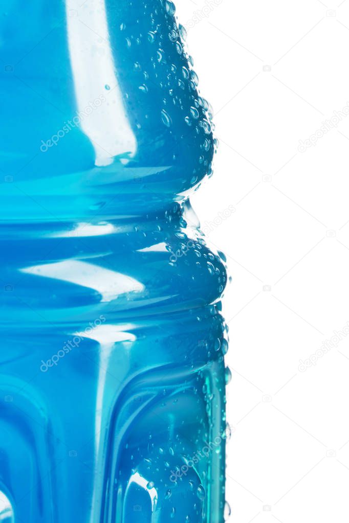 Side of Sports Drink Bottle - Blue