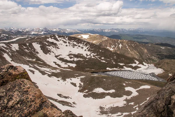 Summit Lake Peak Evans Colorado — Stock Photo, Image