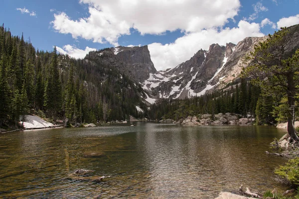 Vista Dream Lake Colorado Rocky Mountain National Park — Fotografia de Stock