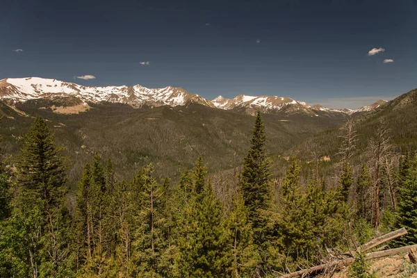 Uitzicht Rocky Mountain National Park Colorado Verenigde Staten — Stockfoto