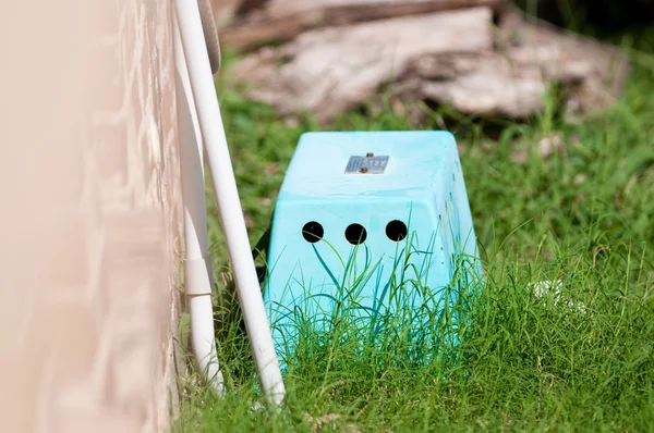 Septic control panel box — Stock Photo, Image