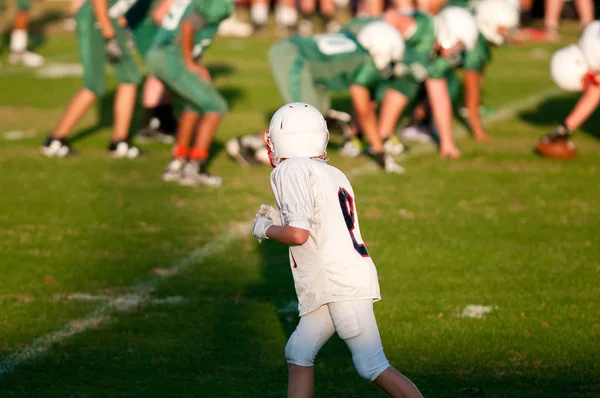 Youth football game — Stock Photo, Image